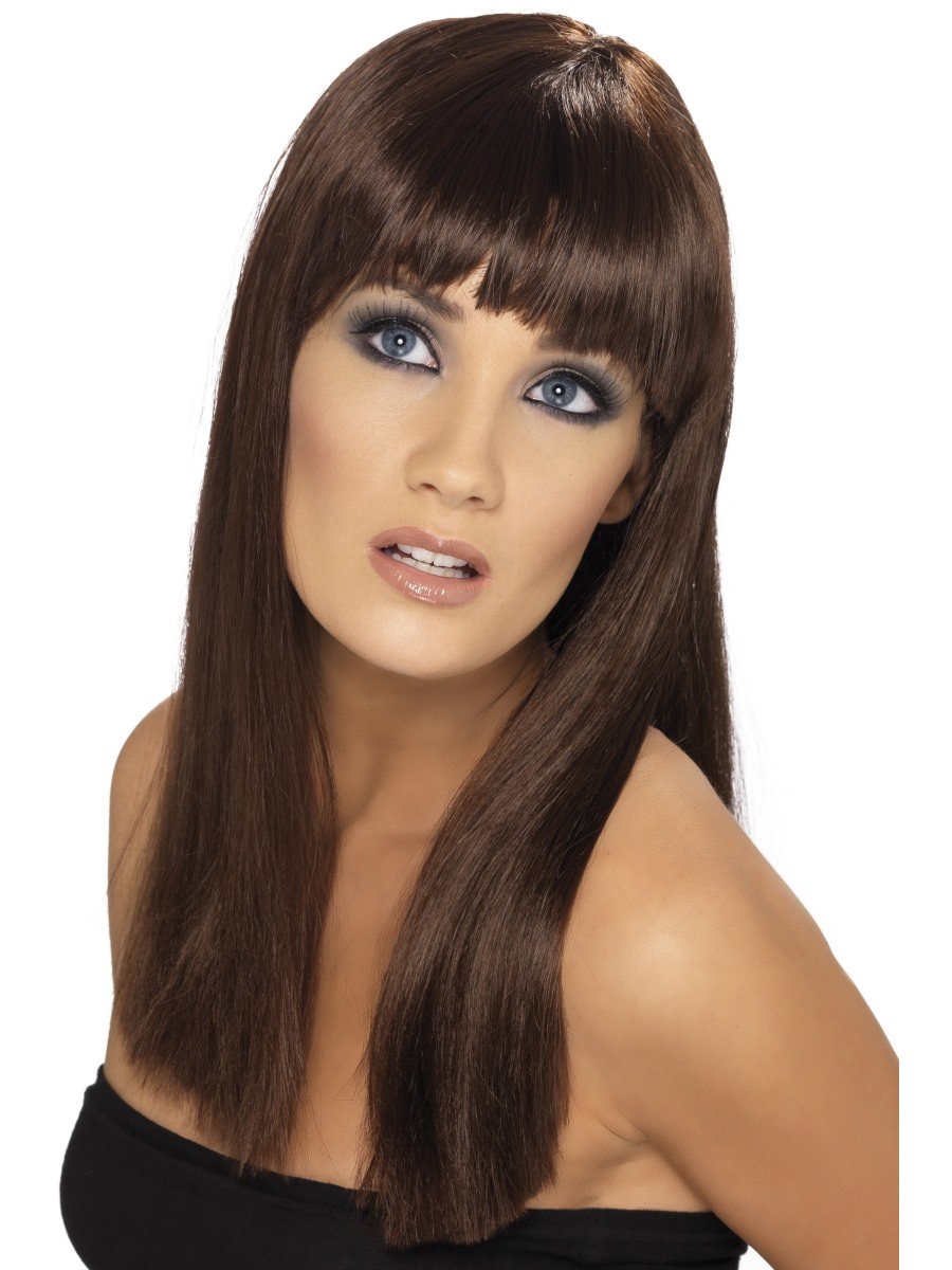 Click to view product details and reviews for Smiffys Glamourama Wig Brown Fancy Dress.