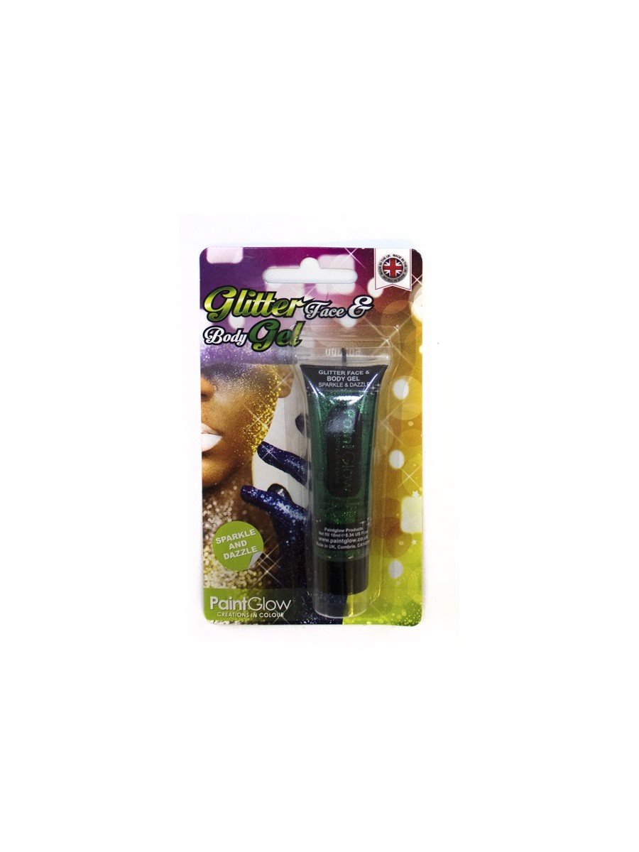 Click to view product details and reviews for Glitter Body Gels Green 10ml Blister Pack.
