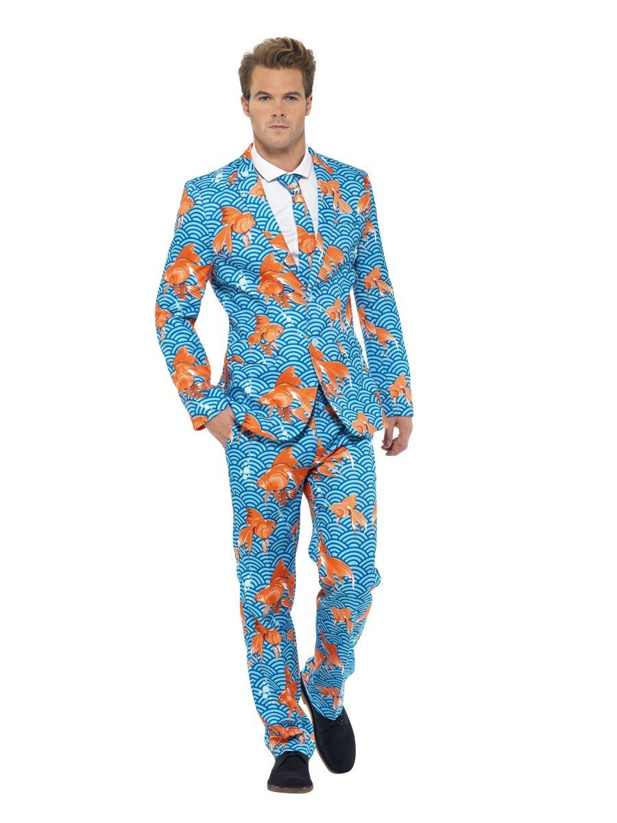 Photos - Fancy Dress Smiffys Goldfish Stand Out Suit - , Large (Chest 42-44)