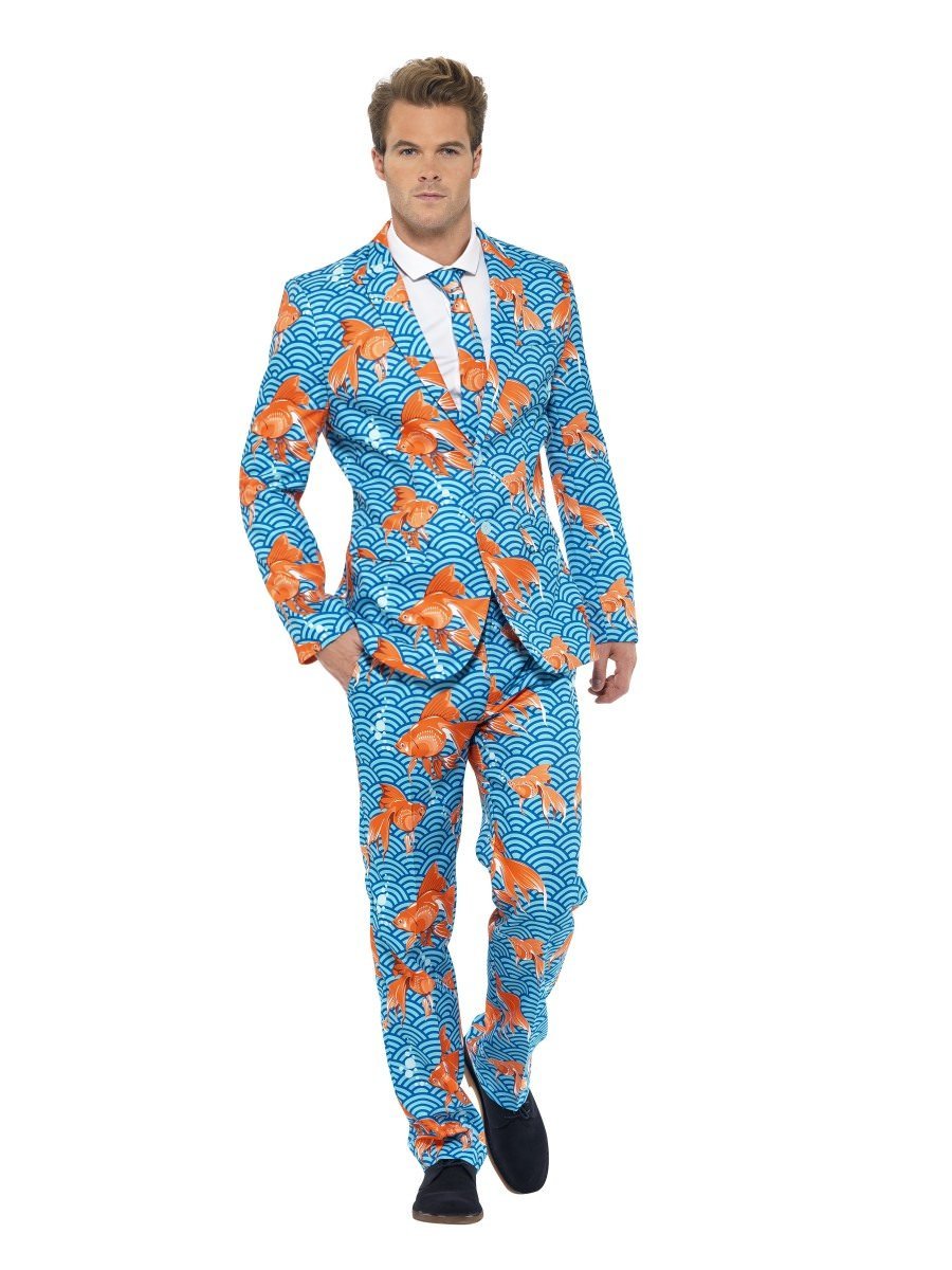 Smiffys Goldfish Stand Out Suit Fancy Dress X Large Chest 46 48