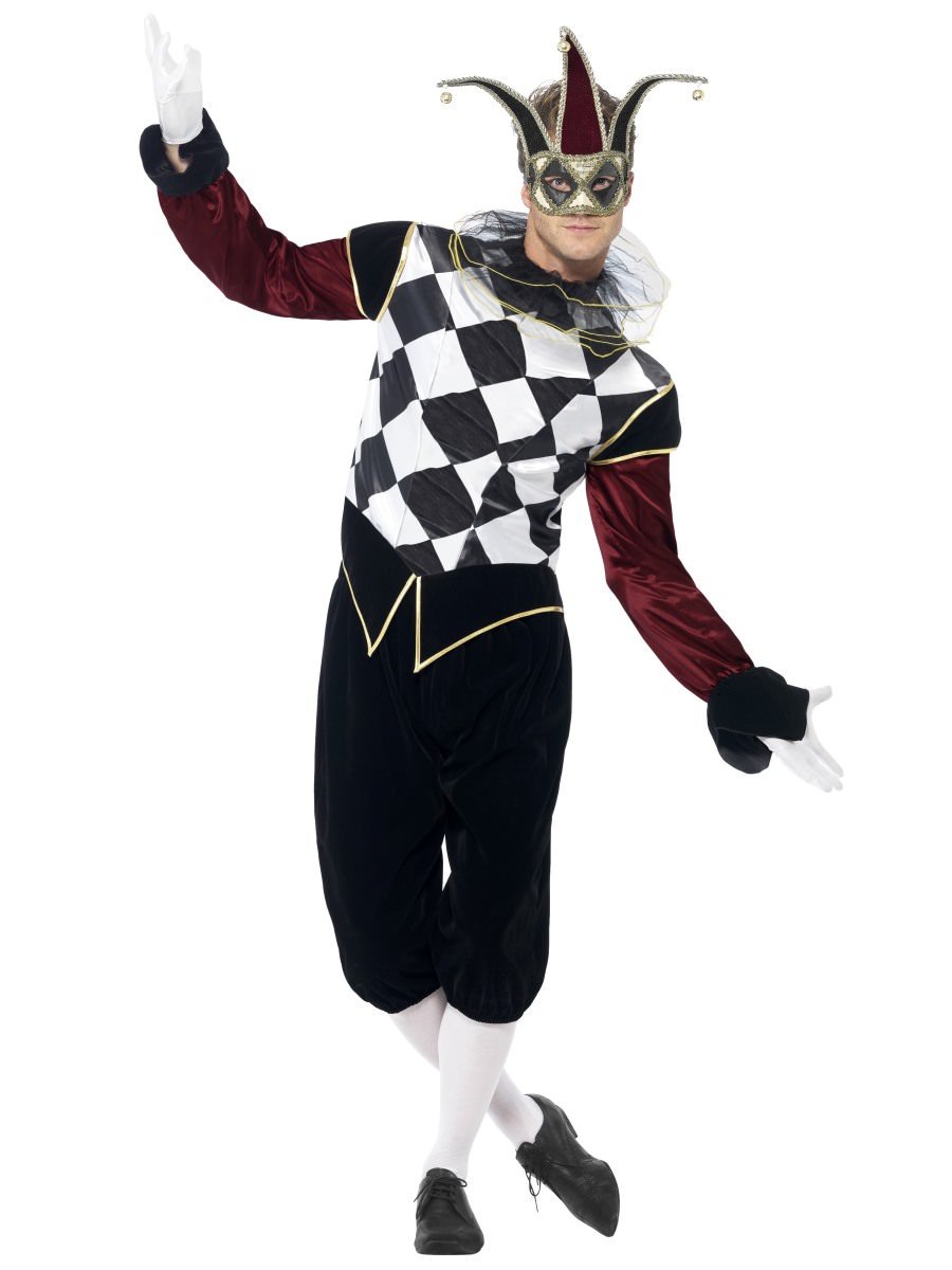 Click to view product details and reviews for Smiffys Gothic Venetian Harlequin Costume Fancy Dress Medium Chest 38 40.