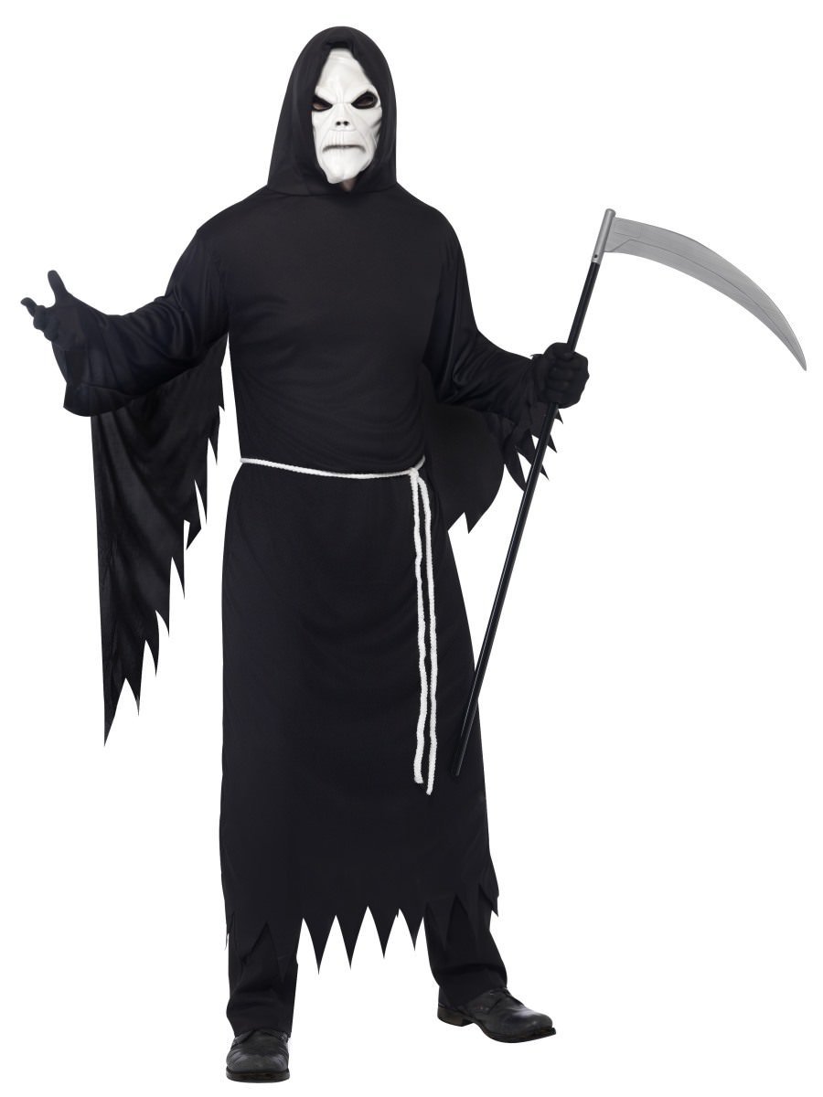 Click to view product details and reviews for Smiffys Grim Reaper Costume With Mask Fancy Dress Medium Chest 38 40.