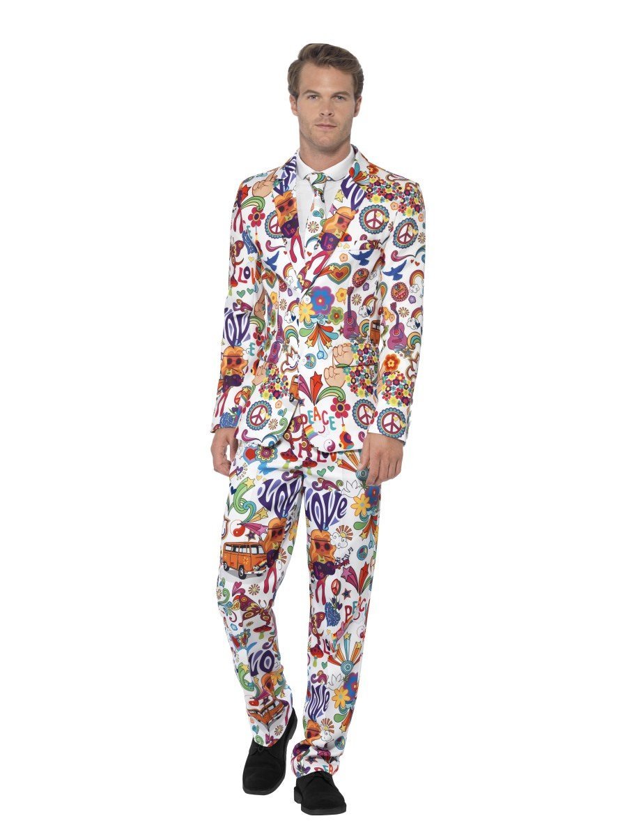 Smiffys Groovy Stand Out Suit Fancy Dress X Large Chest 46 48