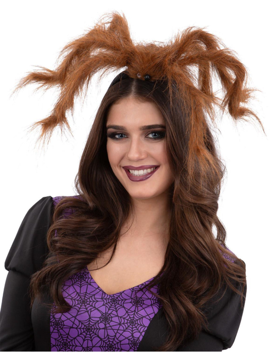 Click to view product details and reviews for Hairy Tarantula Spider Headband Brown.