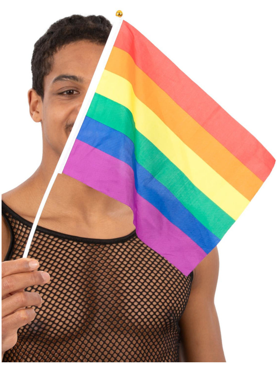 Click to view product details and reviews for Hand Held Rainbow Flags 45x30cm 12pk.