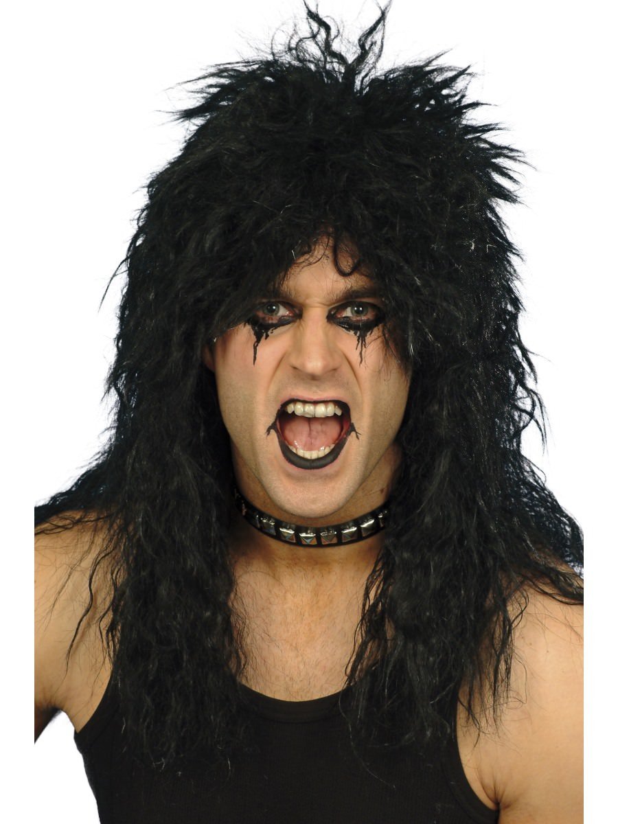 Click to view product details and reviews for Smiffys Hard Rocker Wig Black Fancy Dress.