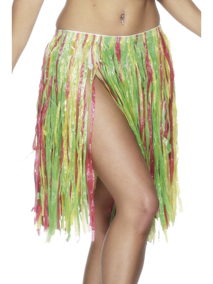 Smiffys Hawaiian Hula Skirt Multi Coloured Fancy Dress