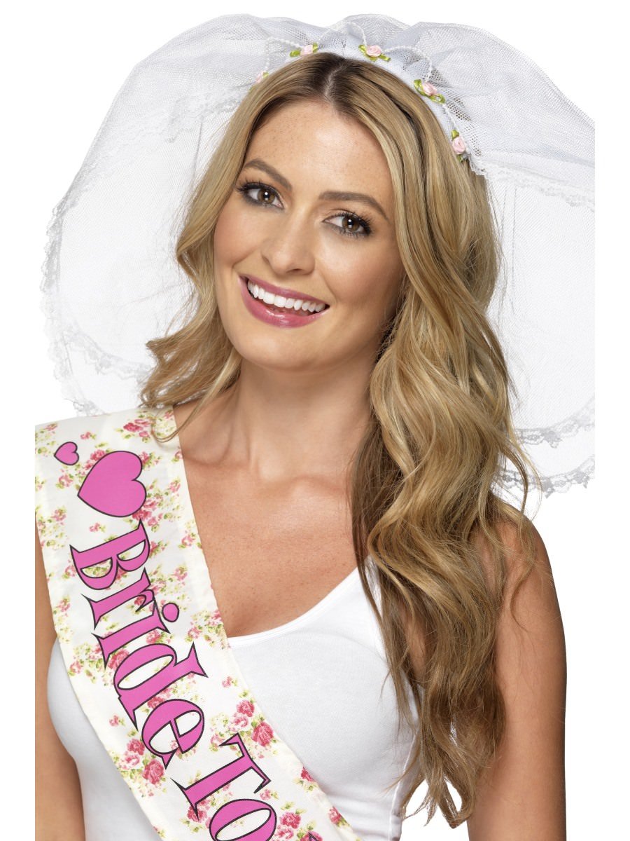 Click to view product details and reviews for Smiffys Hen Night Veil Fancy Dress.