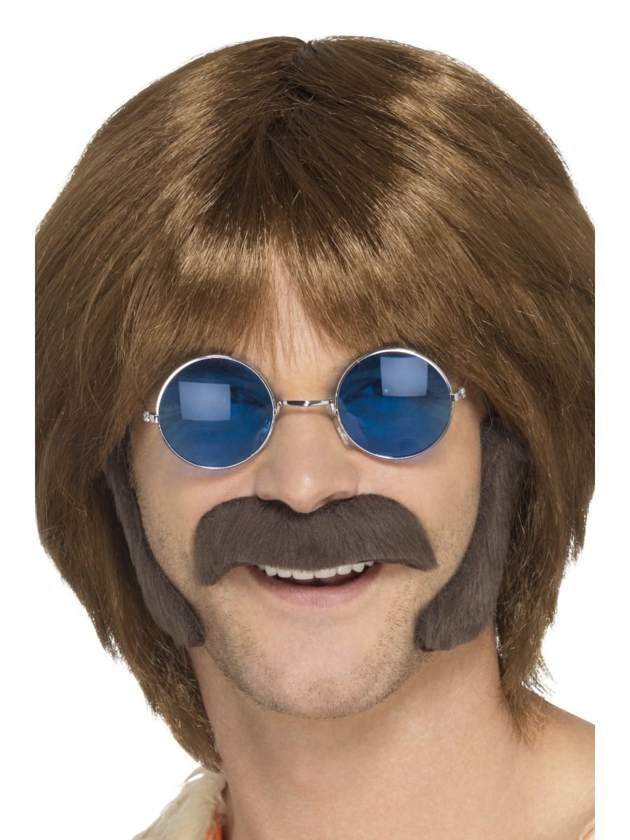 Smiffys Hippie Disguise Set Brown Fancy Dress