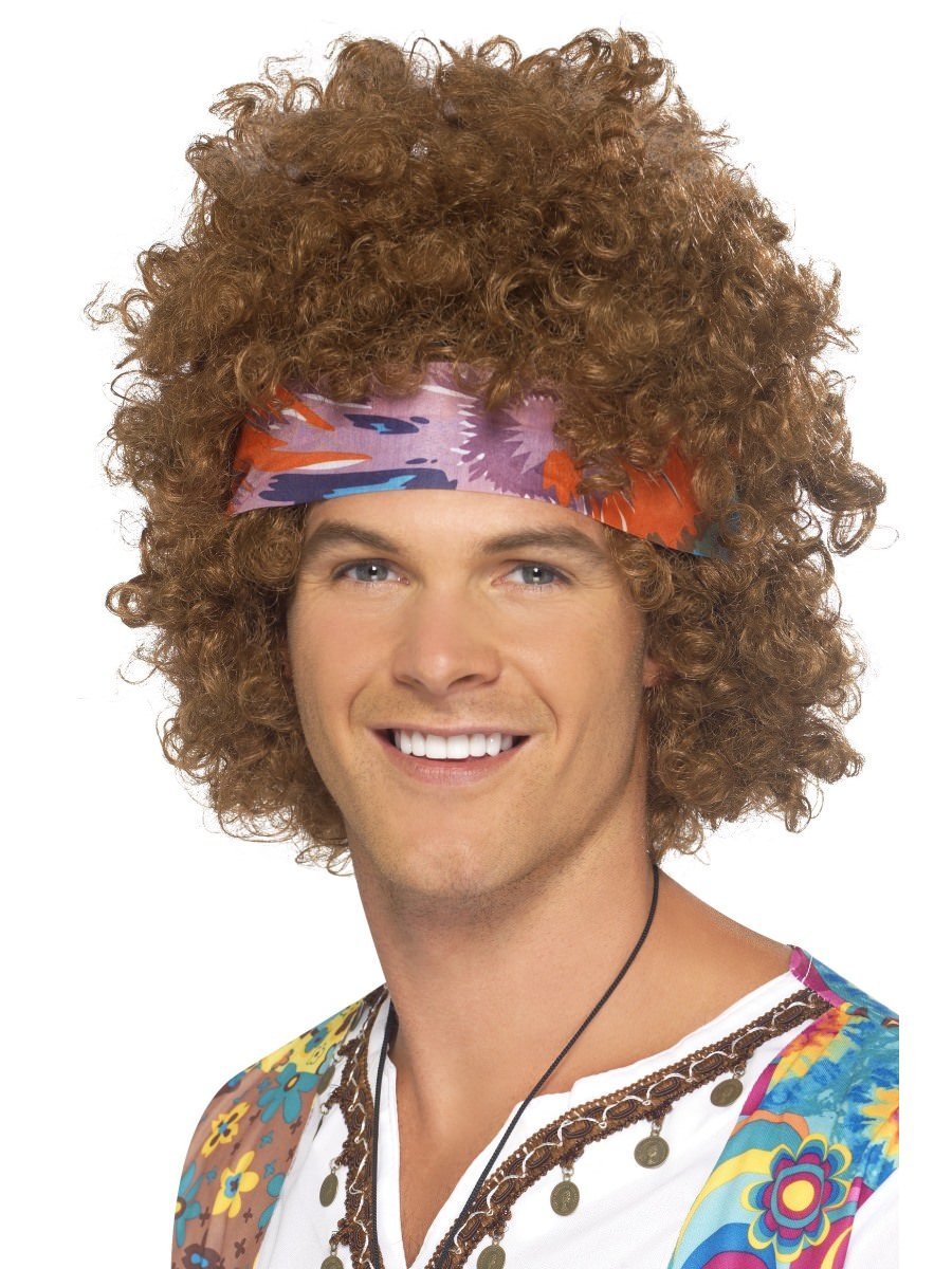 Smiffys Hippy Afro Fancy Dress