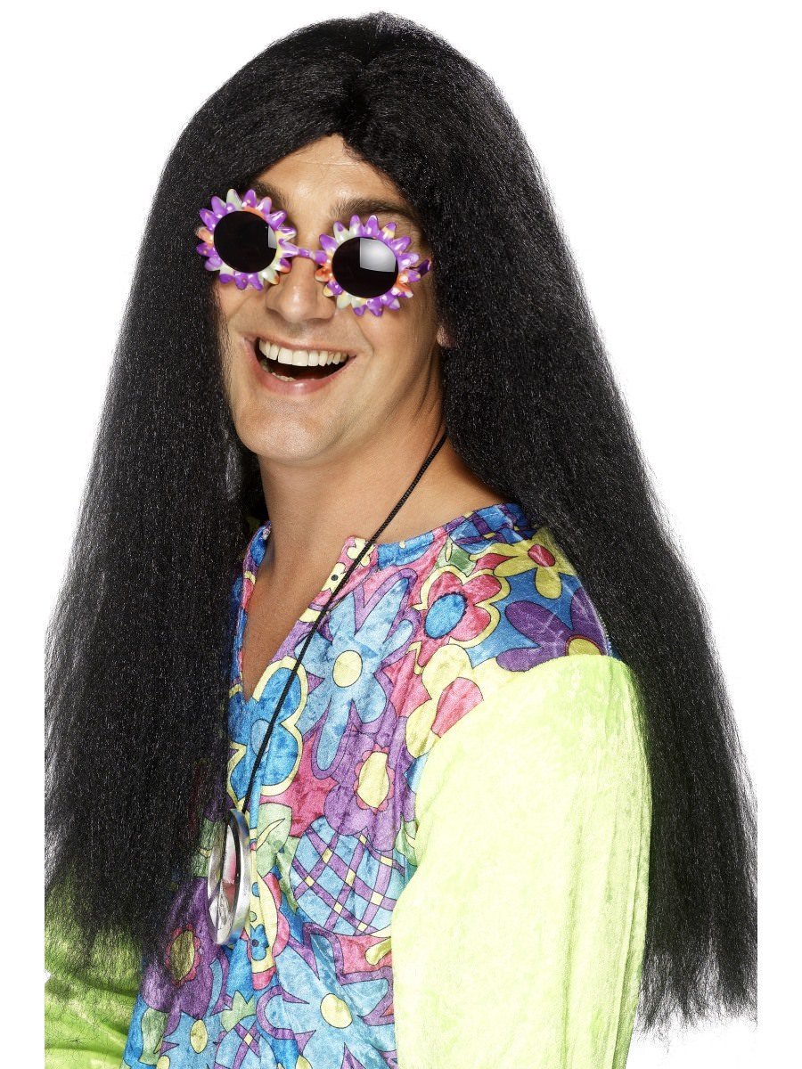 Click to view product details and reviews for Smiffys Hippy Wig Black Fancy Dress.