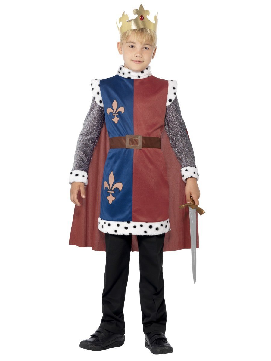 Photos - Fancy Dress Smiffys King Arthur Medieval Costume - , Large (Age 10-12)
