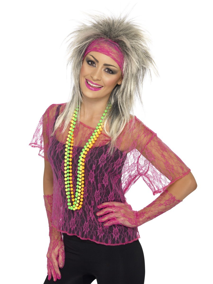 Click to view product details and reviews for Smiffys Lace Net Vest Gloves Headband Fancy Dress.