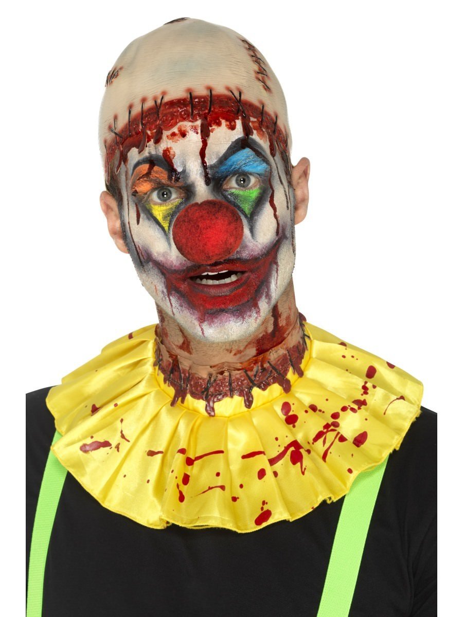 Click to view product details and reviews for Smiffys Latex Creepy Clown Instant Kit With Bald Cap Fancy Dress.