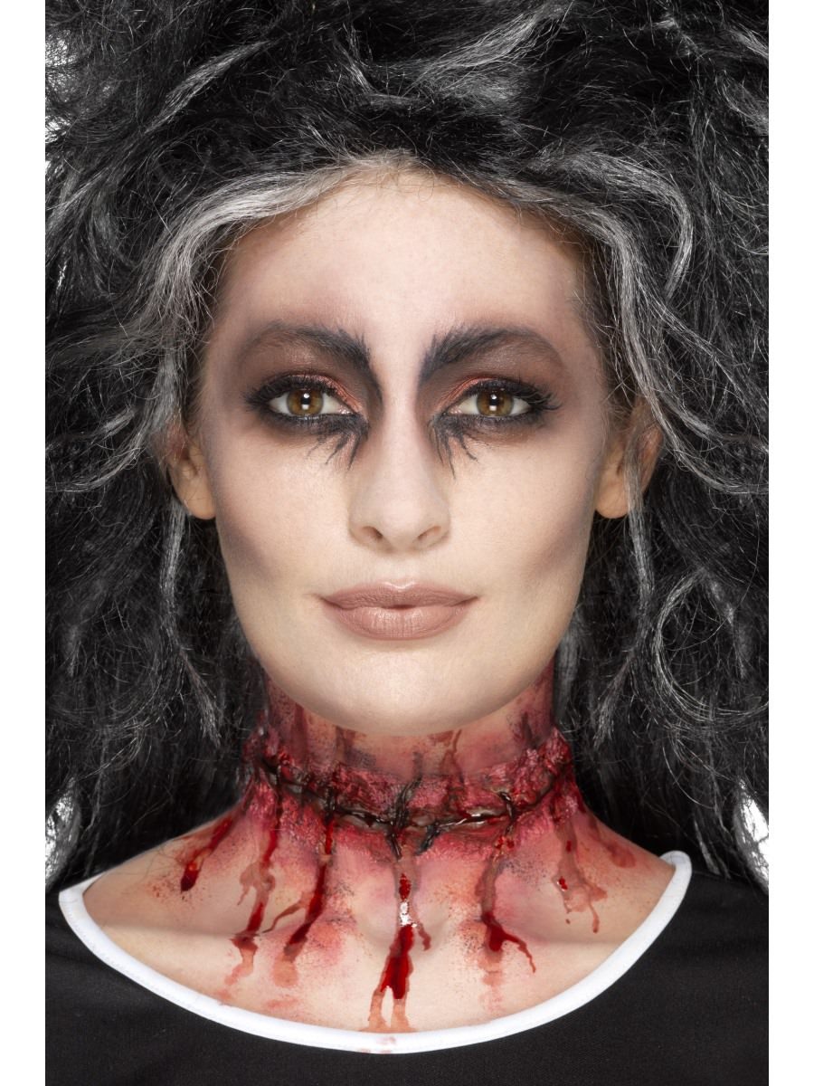 Click to view product details and reviews for Smiffys Latex Stitched Scar Prosthetic Fancy Dress.