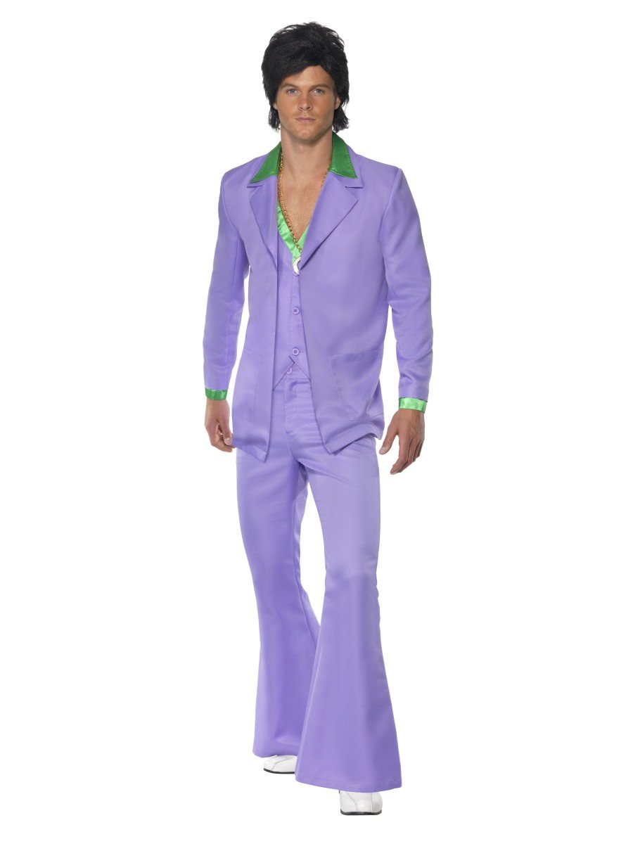 Click to view product details and reviews for Smiffys Lavender 1970s Suit Costume Fancy Dress Large Chest 42 44.