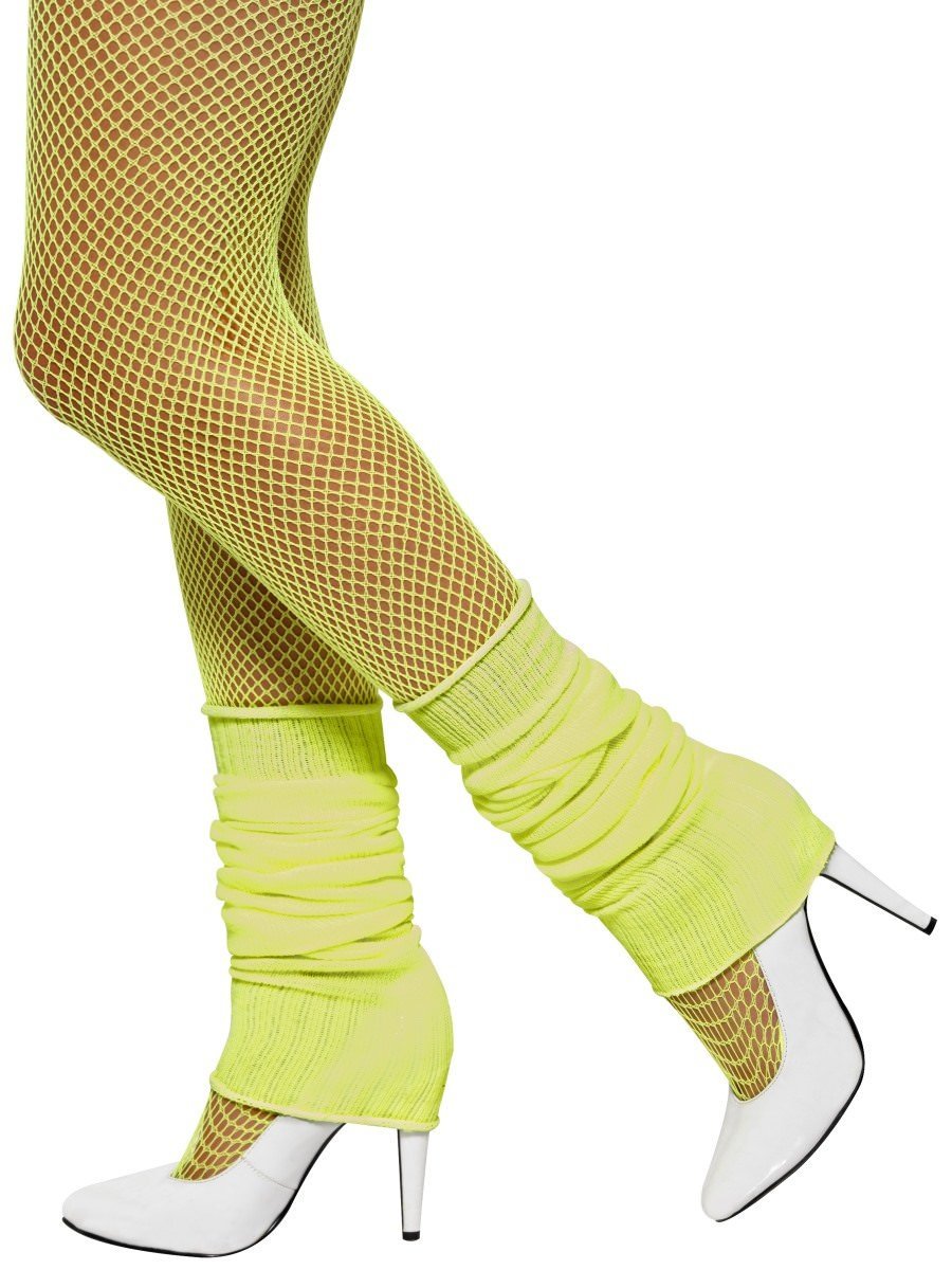 Click to view product details and reviews for Smiffys Legwarmers Yellow Neon Fancy Dress.