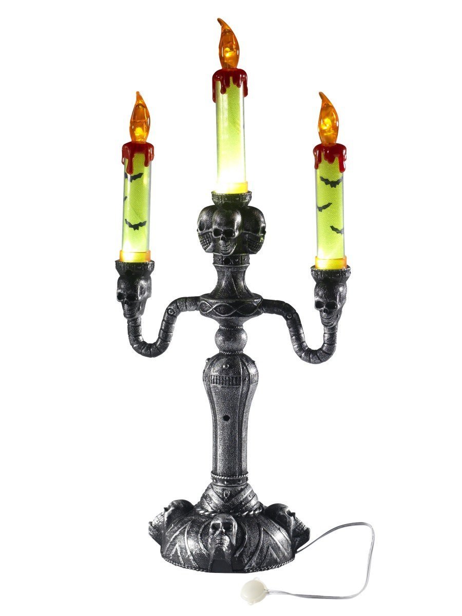 Click to view product details and reviews for Smiffys Light Up Ghostly Candelabra Prop Fancy Dress.