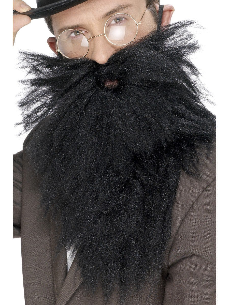 Click to view product details and reviews for Smiffys Long Beard Tash Black Fancy Dress.