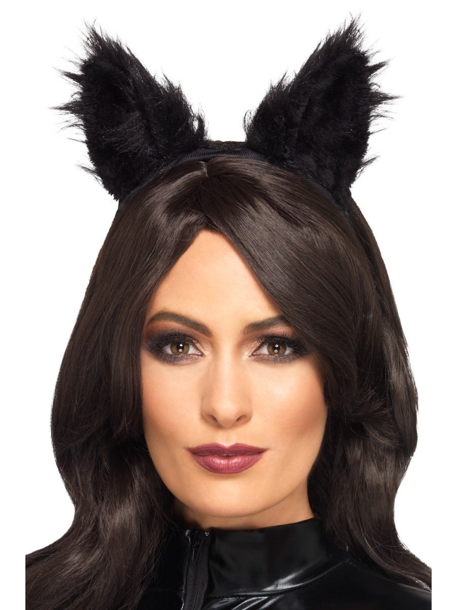 Click to view product details and reviews for Smiffys Long Pile Fur Cat Ears Fancy Dress.