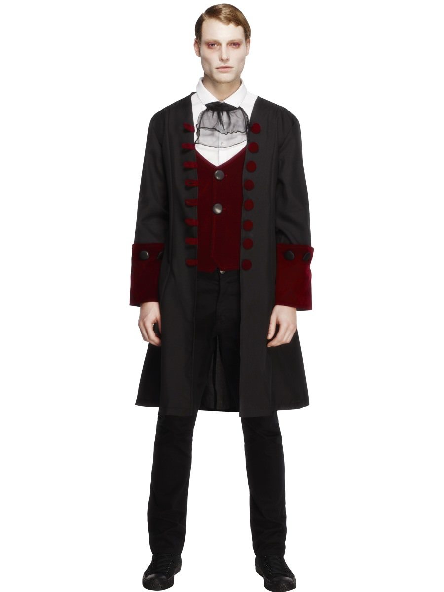 Photos - Fancy Dress Smiffys Male Fever Gothic Vamp Costume - , Medium (Chest 38-40)