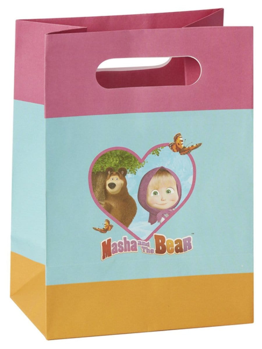 Masha And The Bear Tableware Party Bags X8