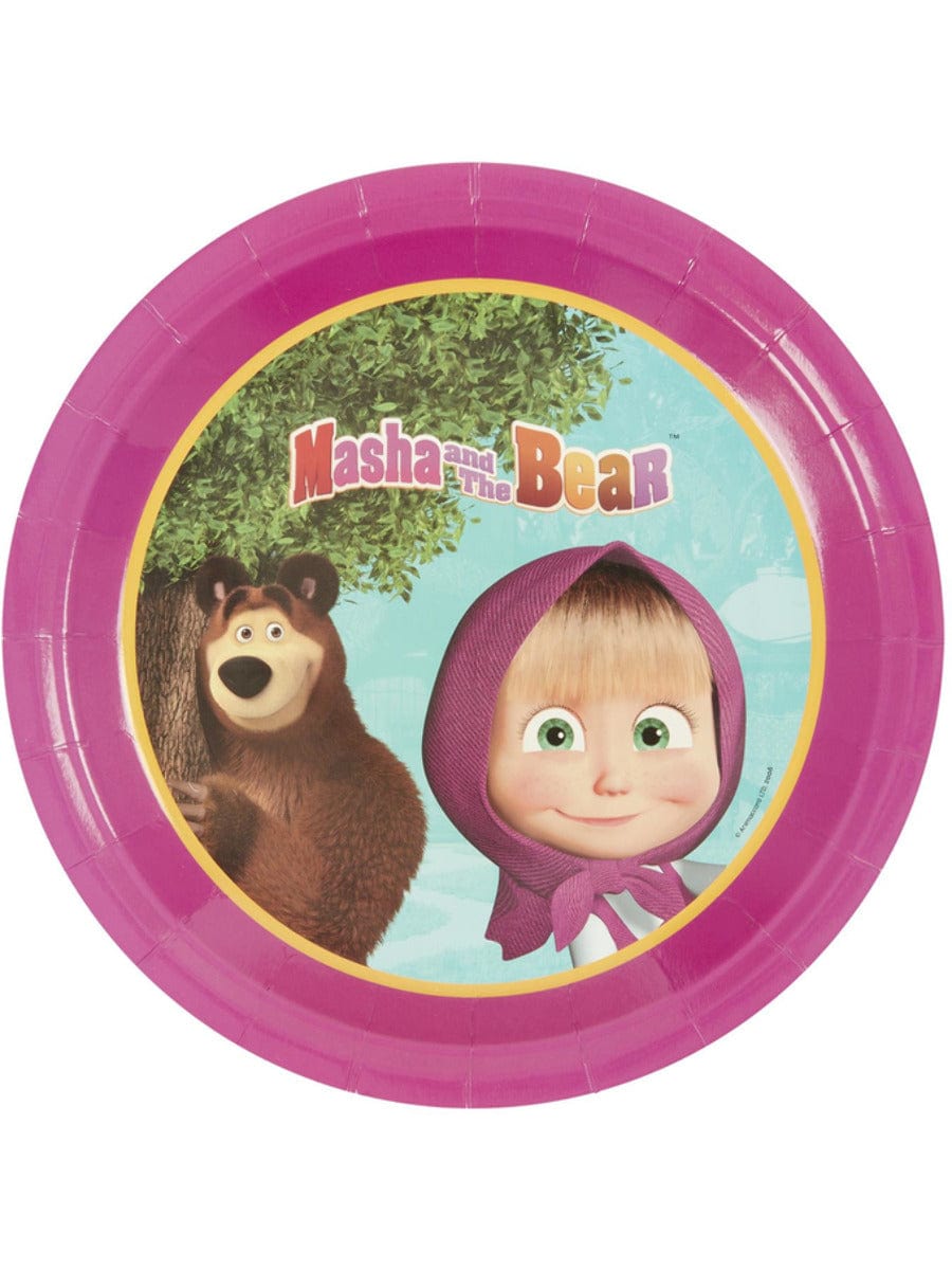 Click to view product details and reviews for Masha And The Bear Tableware Party Plates X8.