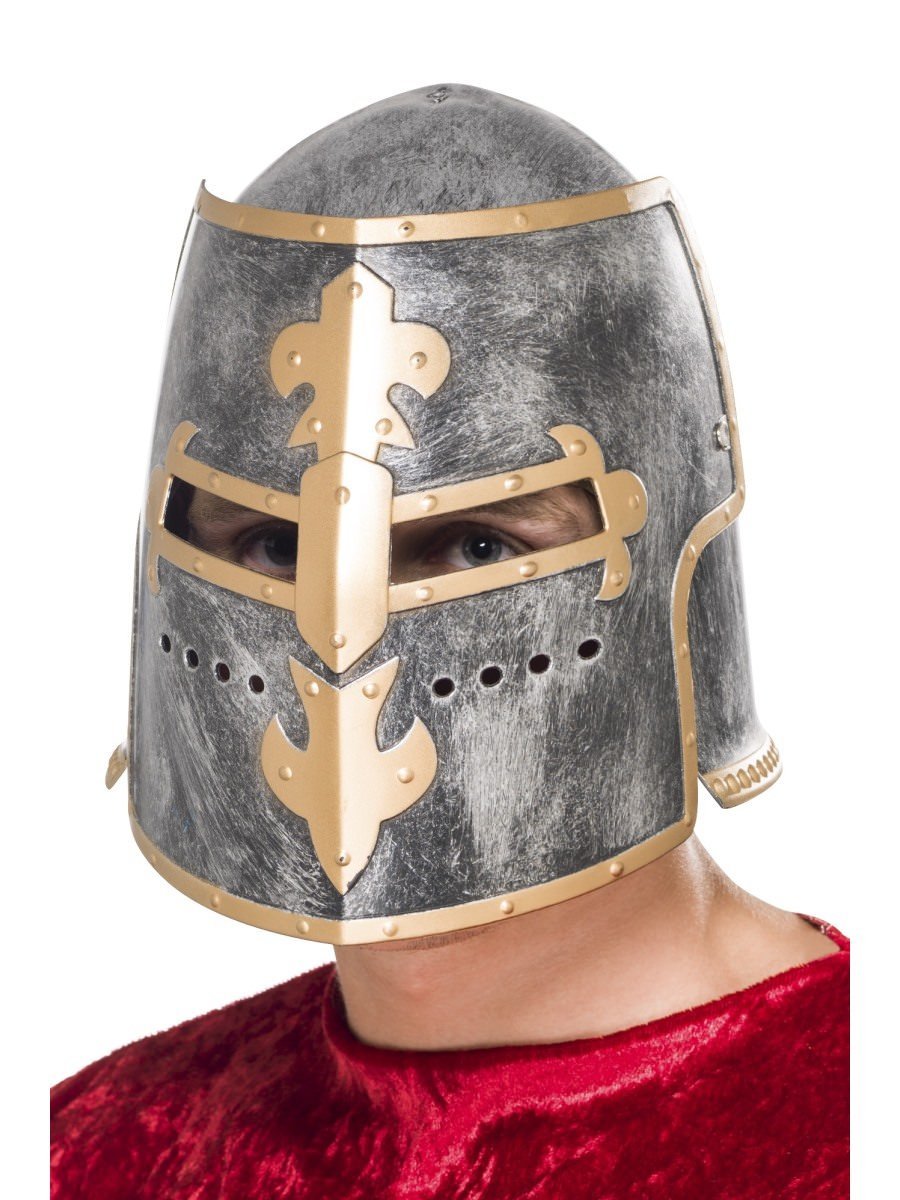 Smiffys Medieval Crusader Helmet Fancy Dress