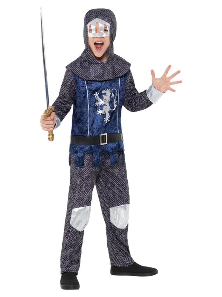 Smiffys Medieval Knight Boy Costume Fancy Dress Small Age 4 6