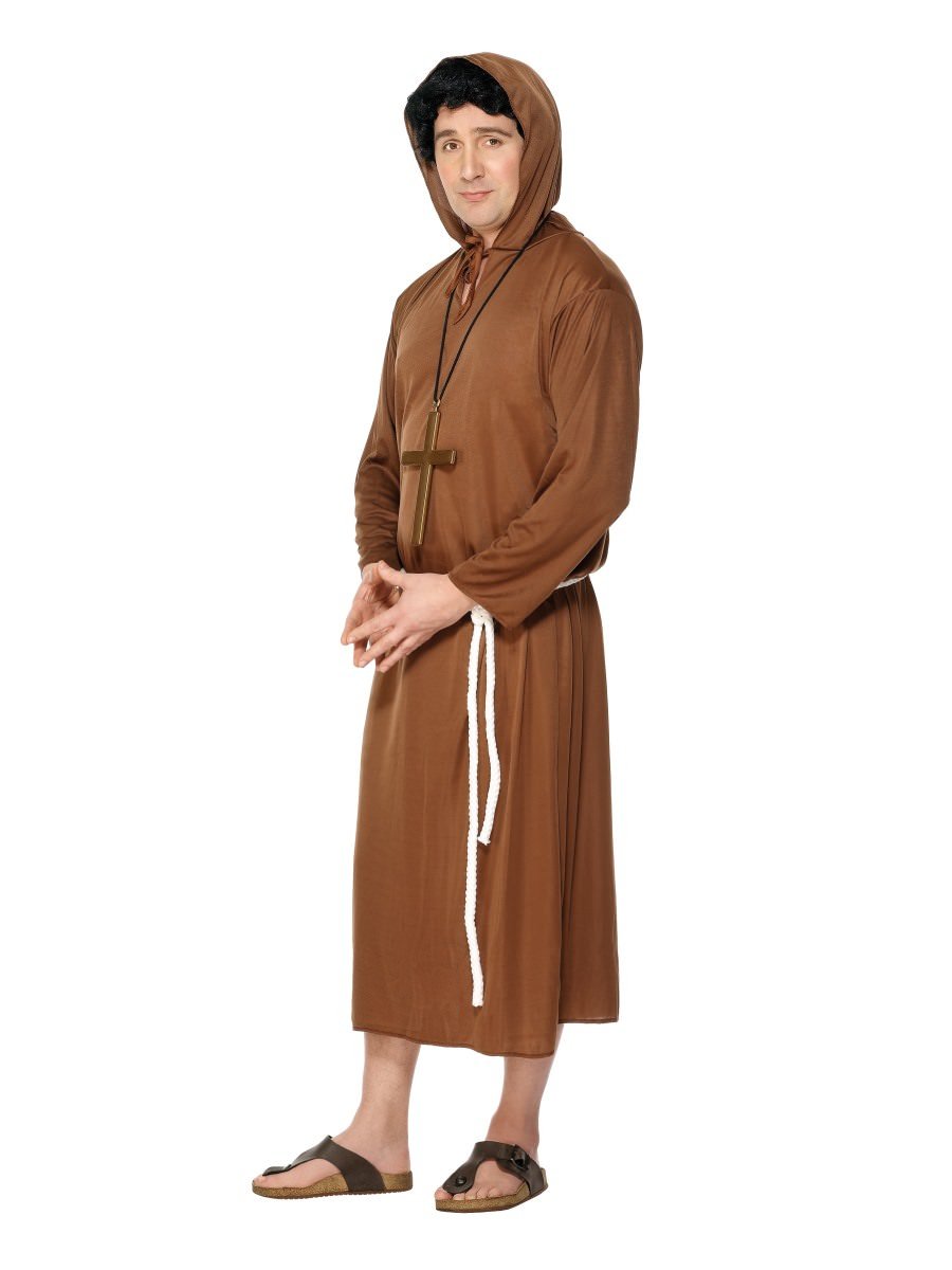 Smiffys Monk Costume Fancy Dress Medium Chest 38 40