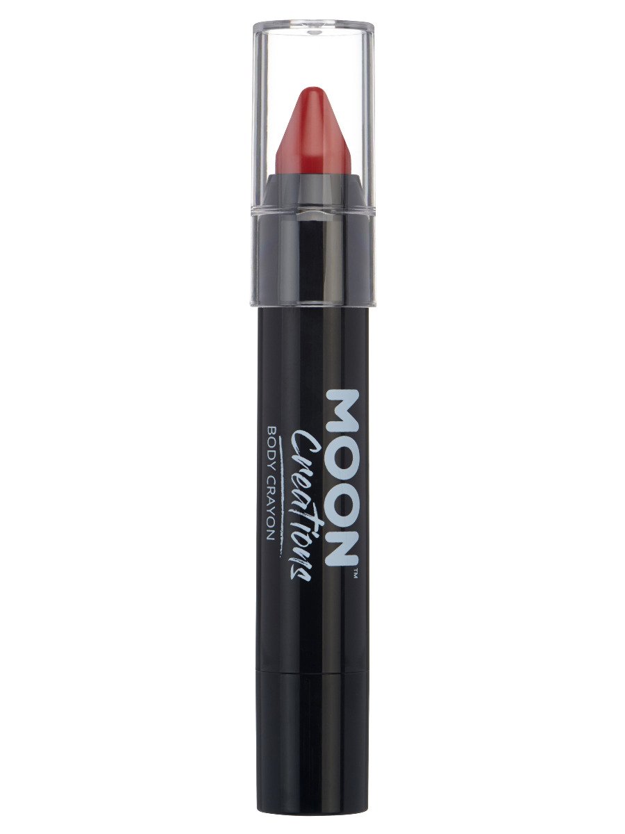 Smiffys Moon Creations Body Crayons Black Fancy Dress Red