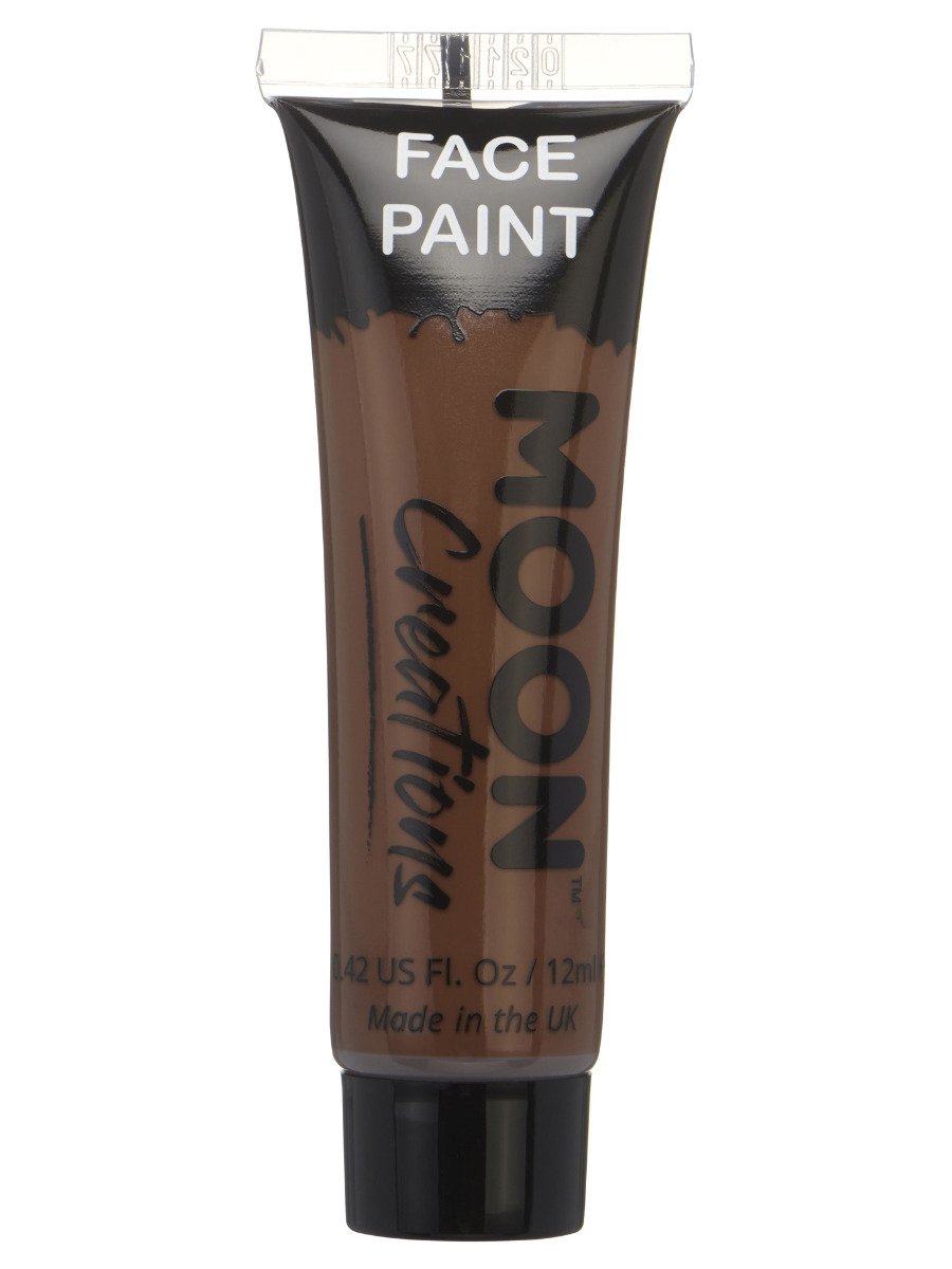 Click to view product details and reviews for Smiffys Moon Creations Face Body Paint 12ml Black Fancy Dress Brown.