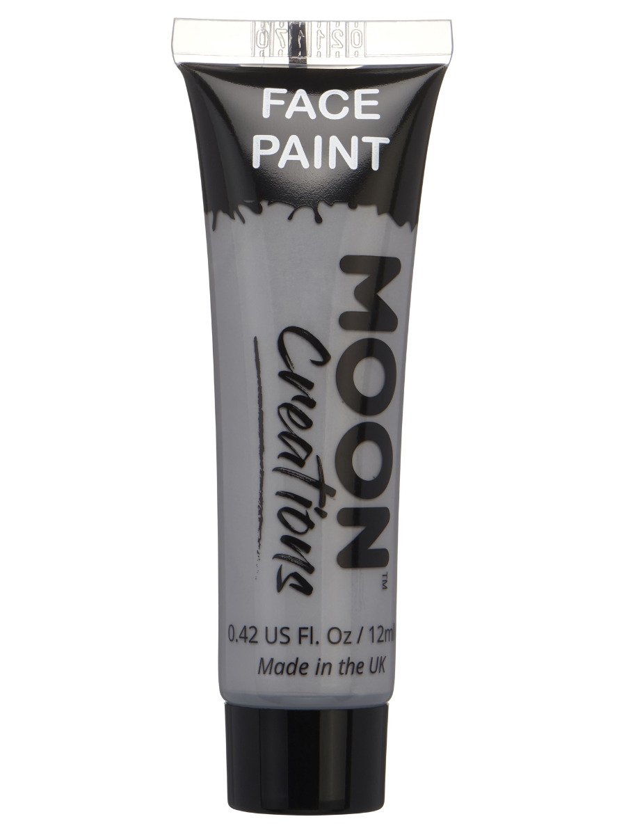 Click to view product details and reviews for Smiffys Moon Creations Face Body Paint 12ml Black Fancy Dress Grey.