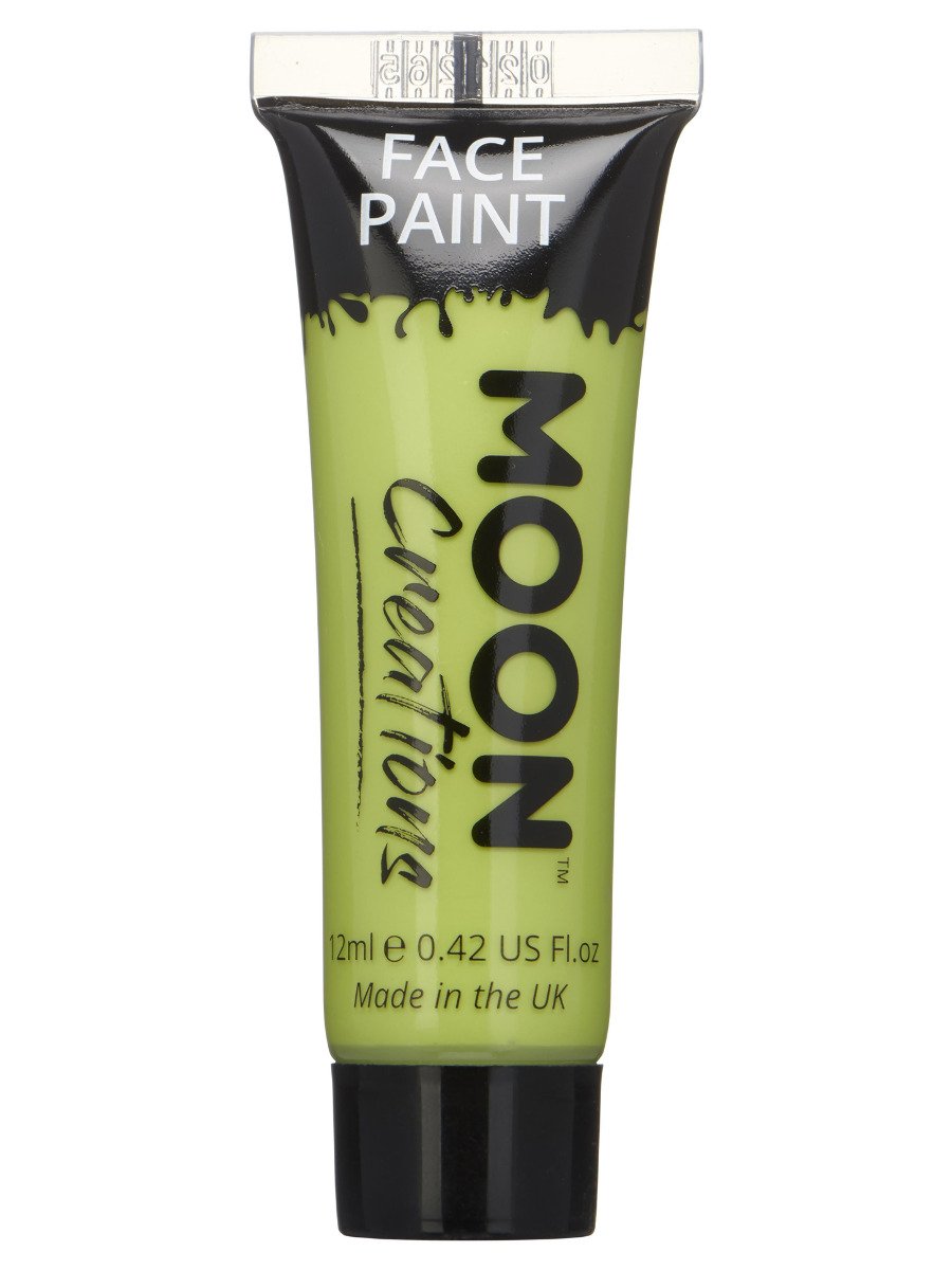 Click to view product details and reviews for Smiffys Moon Creations Face Body Paint 12ml Black Fancy Dress Lime Green.
