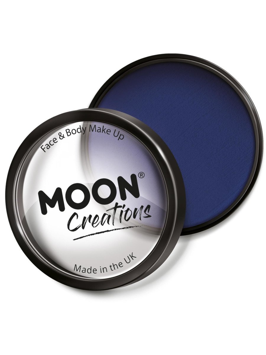 Click to view product details and reviews for Smiffys Moon Creations Pro Face Paint Cake Pot Apricot Fancy Dress Dark Blue.