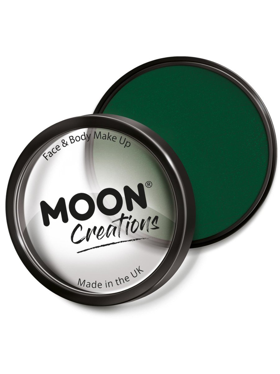 Click to view product details and reviews for Smiffys Moon Creations Pro Face Paint Cake Pot Apricot Fancy Dress Dark Green.