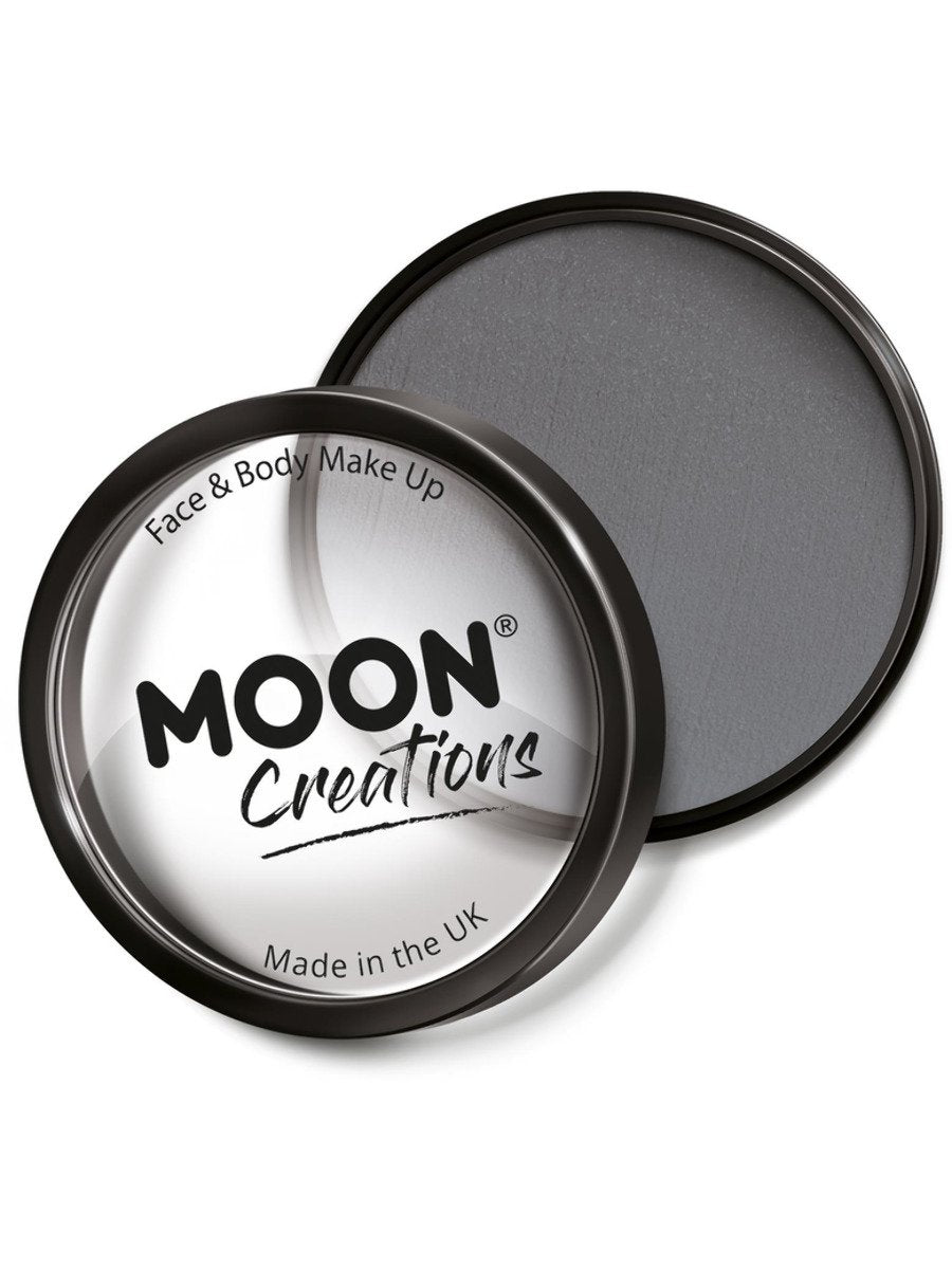 Smiffys Moon Creations Pro Face Paint Cake Pot Apricot Fancy Dress Dark Grey