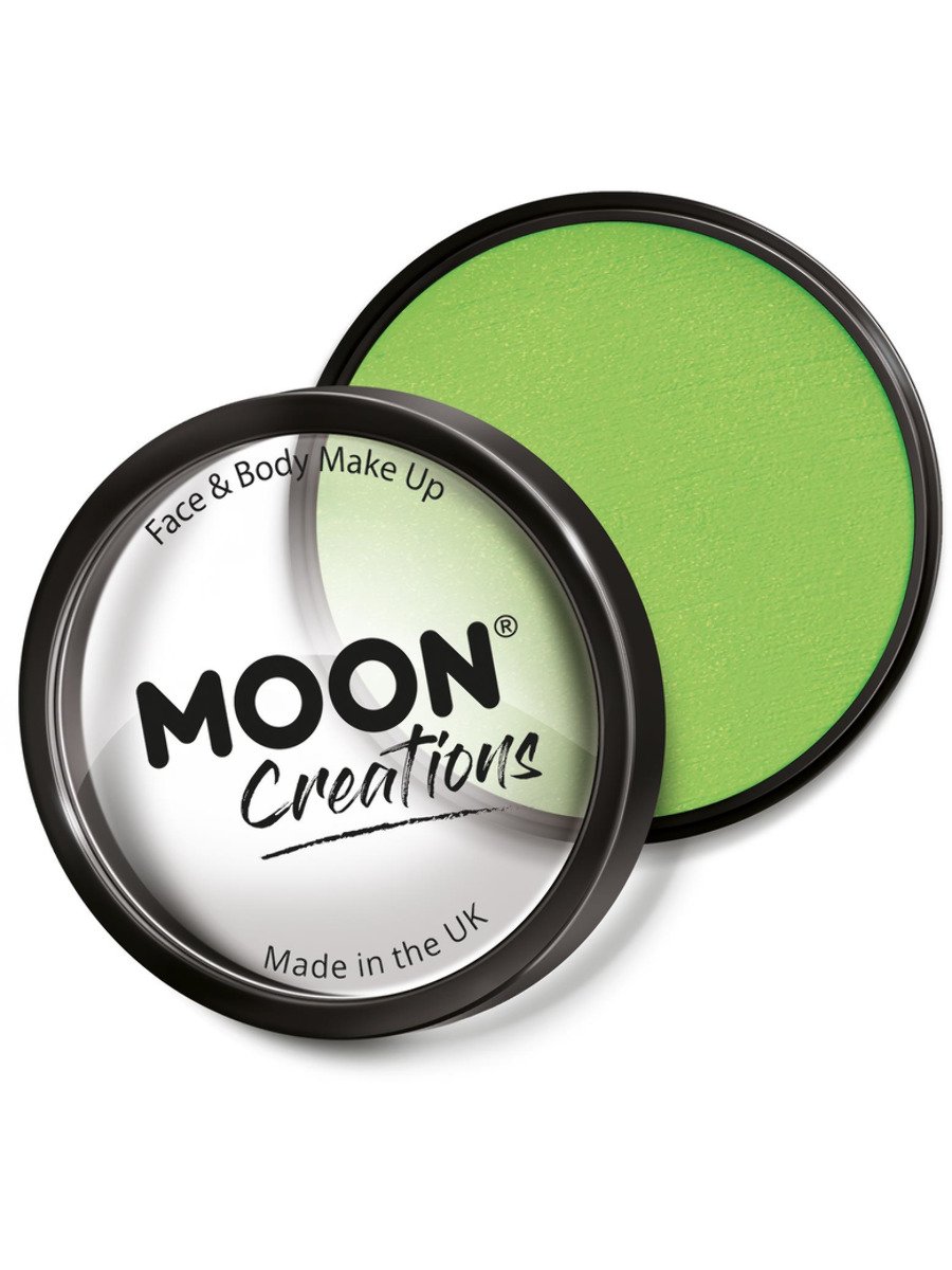 Click to view product details and reviews for Smiffys Moon Creations Pro Face Paint Cake Pot Apricot Fancy Dress Light Green.