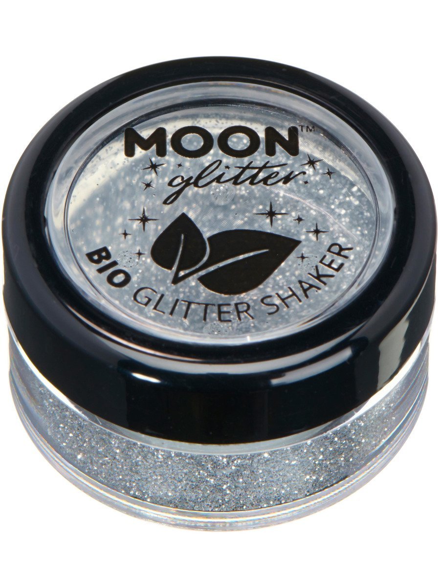 Smiffys Moon Glitter Bio Glitter Shakers Blue Fancy Dress Silver