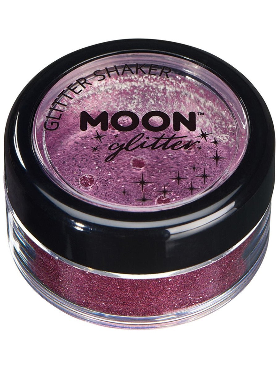 Smiffys Moon Glitter Classic Fine Glitter Shakers Blue Fancy Dress Pink