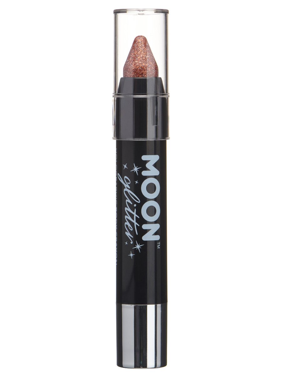 Click to view product details and reviews for Smiffys Moon Glitter Holographic Body Crayons Blue Fancy Dress Rose Gold.