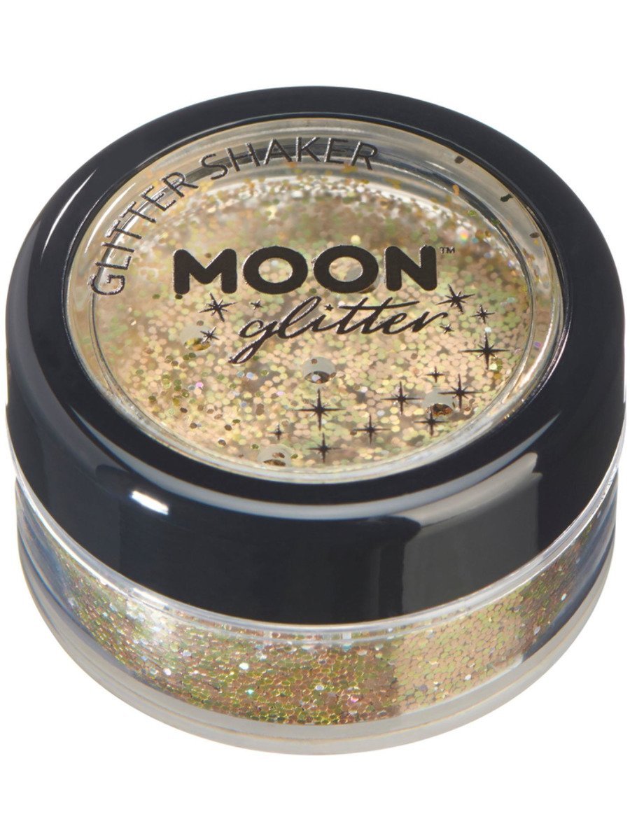 Click to view product details and reviews for Smiffys Moon Glitter Holographic Glitter Shakers Blue Fancy Dress Gold.