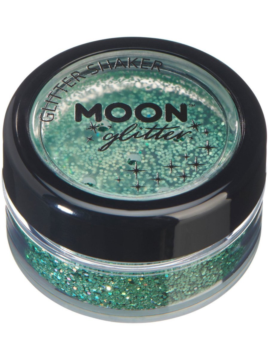 Click to view product details and reviews for Smiffys Moon Glitter Holographic Glitter Shakers Blue Fancy Dress Green.