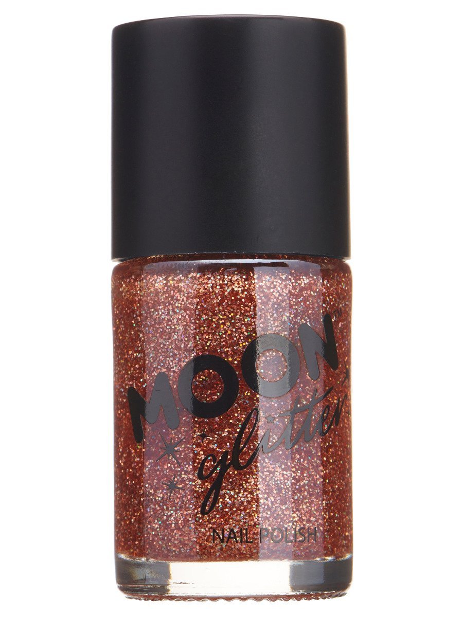 Click to view product details and reviews for Smiffys Moon Glitter Holographic Nail Polish Blue Fancy Dress Rose Gold.