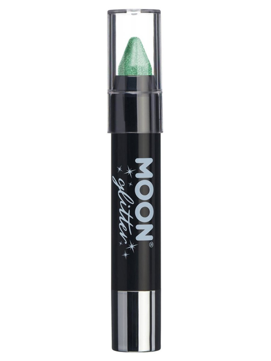 Click to view product details and reviews for Smiffys Moon Glitter Iridescent Body Crayons Blue Fancy Dress Green.
