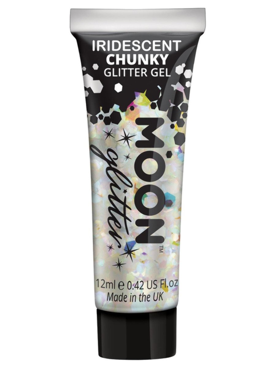 Click to view product details and reviews for Smiffys Moon Glitter Iridescent Chunky Glitter Gel Blue Fancy Dress White.