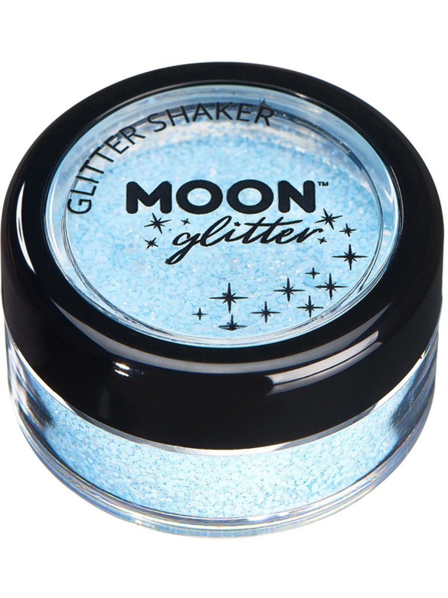 Click to view product details and reviews for Smiffys Moon Glitter Pastel Glitter Shakers Baby Blue Fancy Dress Baby Blue.