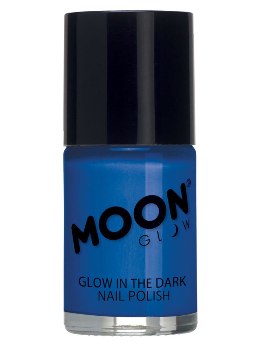 Click to view product details and reviews for Glow In The Dark Nail Polish By Moon Glow Blue.