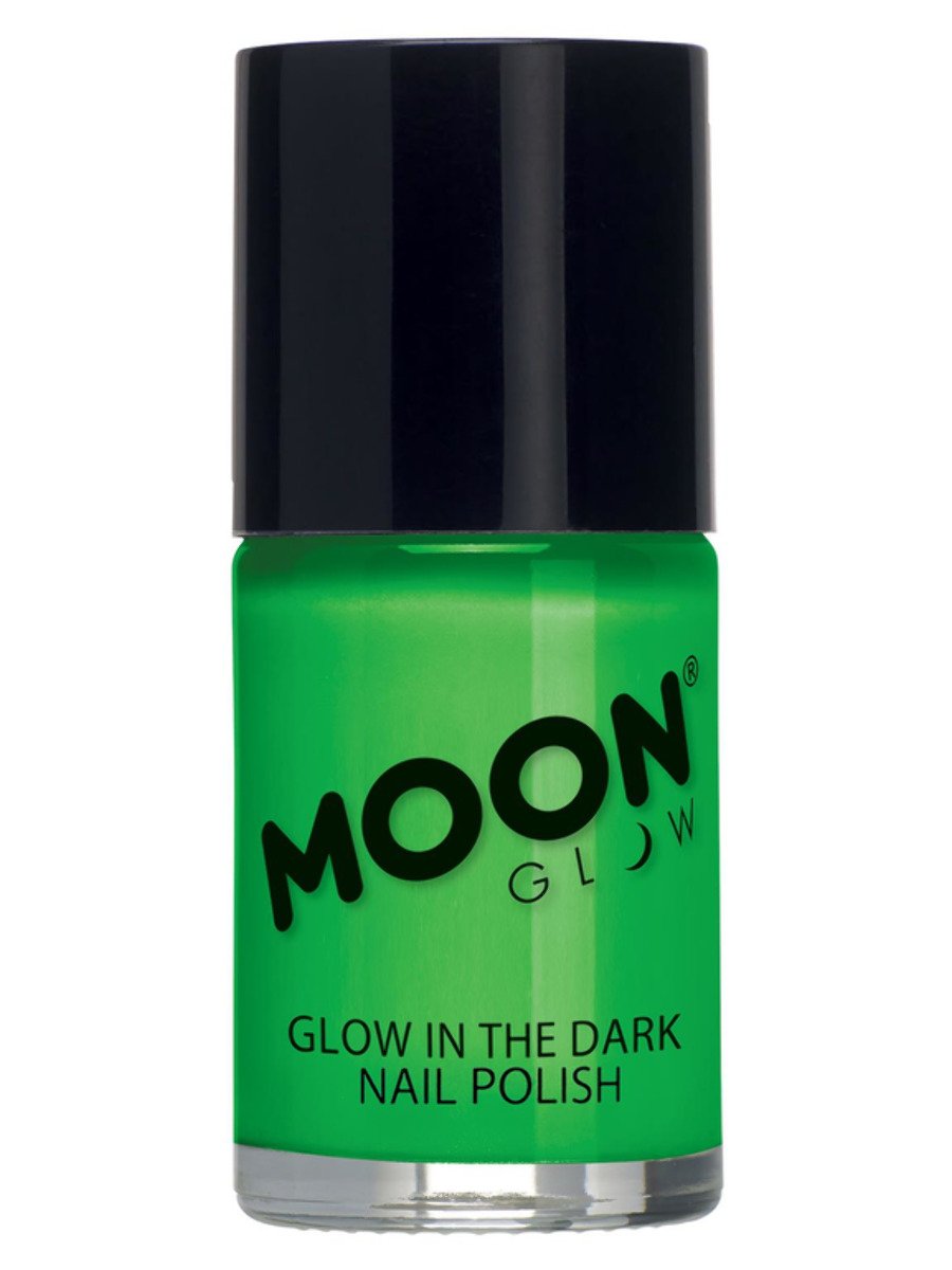 Click to view product details and reviews for Glow In The Dark Nail Polish By Moon Glow Green.