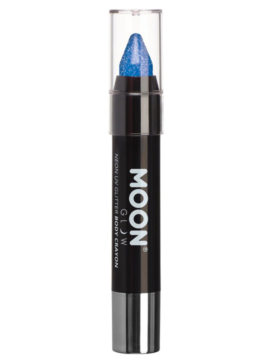 Click to view product details and reviews for Smiffys Moon Glow Neon Uv Glitter Body Crayons Blue Fancy Dress Blue.